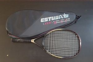 ESTUSA XLG Extra Lite High Modulus Graphite Tennis Racquet & case w/4 1/4