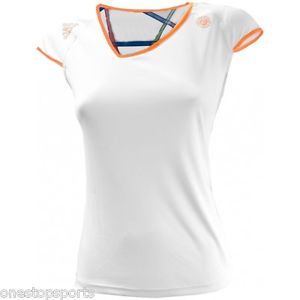 adidas mujer/niña Roland Garros blanco tenis camiseta Deportivo Tallas XS S Y M