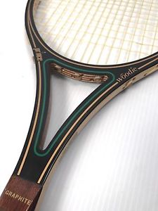Vintage Wilson Woodie Oversize Tennis Racquet Racket 4 3/8