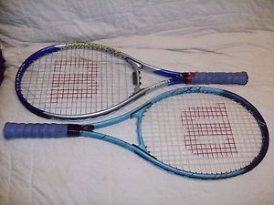 Wilson Titanium Tennis Racquets Free shipping to USA Customers New Grips on both