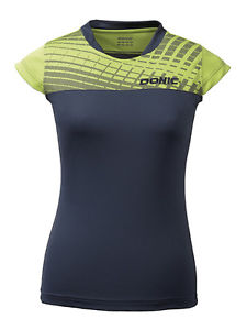 DONIC HAUT LIBERTY FEMME - bleu marine Tennis de table Maillot Badminton