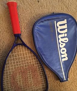 Wilson Staff Kevlar High Beam Series Aerodynamic Blue, Orange Handle, With Case