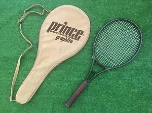 Prince Graphite 110 Tennis Racquet 4 5/8 with Cover Used