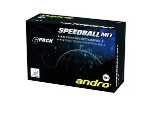 andro Speedball Mi1 40+ cellfree 6er Andro Pelotas de tenis de mesa speedball