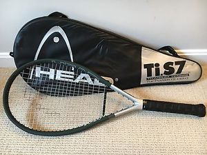 Fabulous HEAD Ti. S7 Xtra-Long Oversize Tennis Racquet Racket 4 1/2 Grip W/ Case