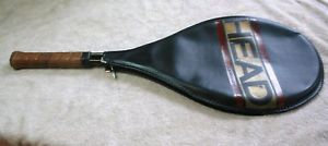 HEAD, VINTAGE TOURNAMENT EDGE TENNIS RACQUET.. 4 1/4"L...W/COVER