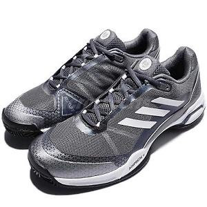 adidas Barricade Club Clay Grey Silver Men Tennis Shoes Sneakers Trainers BA9155