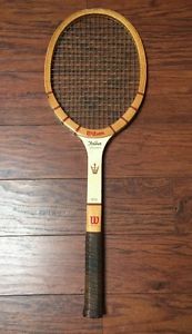 VTG Wilson The Jack Kramer Autograph Wooden Tennis Racket 4 1/2 Medium Excellent