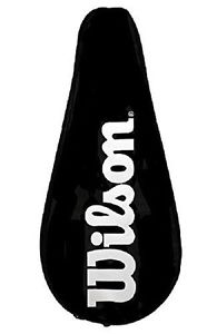 Wilson Performance Racket Cover, Black White, One Size