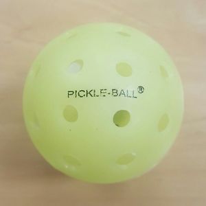 12 Pack Indoor Yellow Pickleball Balls One Dozen Official