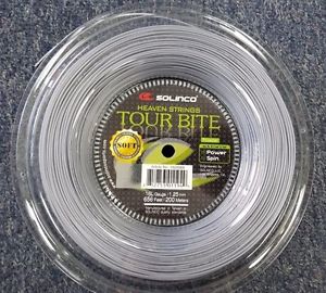 Solinco Tour Bite Soft 16L Gauge 1.25mm 656' 200m Tennis String Reel NEW