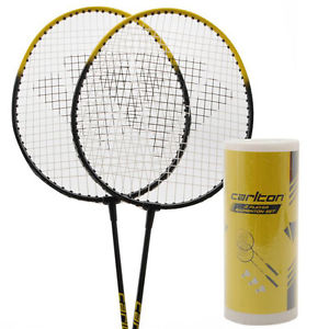 Carlton à 2 pièces Badminton Set Raquette de Kit 6 neuf