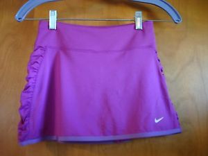 Nike Dri-Fit Women's Tennis Skirt Skort Shorts Purple Fuschia NEW XS MSRP $58