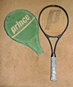 PRE-OWNED Prince Pro Oversize Tennis Racquet W/ A COVER No.5, 4-5/8 GRIP