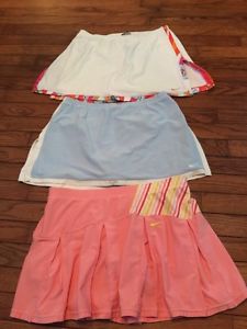 Lot 3 Women's Nike Dri-Fit Tennis Running Skirt/Skort/Shorts SZ M Fast Free Ship