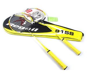 Sports Professional Badminton Racket Light Weight Carbon Racquet Couple Rackets