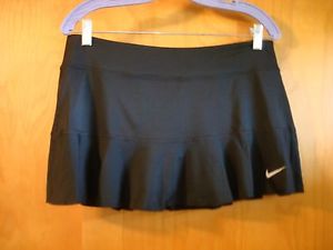 NEW Nike Women's Dri-Fit Flounce Tennis Skirt Skort Black S M L XL 546084 NWT