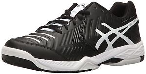 ASICS Men's Gel-Game 6 Tennis Shoe Black/White 6 D(M) US
