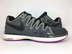 Nike Women's Zoom Vapor 9.5 Tour Tennis Shoes sz 7.5 (631475-001) Purple Black