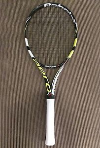 2013 Babolat Aeropro Drive Plus + tennis racket 4 3/8, new replacement grip!