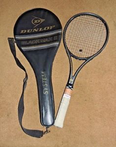 PRE-OWNED DUNLOP BLACK MAX II GRAPHITE COMPOSITE TENNIS RACQUET WEST GERMANY