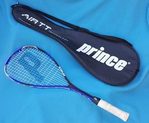 PRINCE EXTENDER 25 Squash Racket Racquet Blue w Bag Cover Carrier