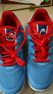 HEAD "NITRO"REVJUNIOR US SIZE 5 BLUE/FLAME TENNIS SHOE