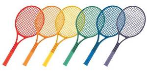 6-Pc Plastic Tennis Racket Set [ID 3530643]