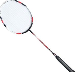 Sports Professional Badminton Racket Light Weight Carbon Racquet Elastic String
