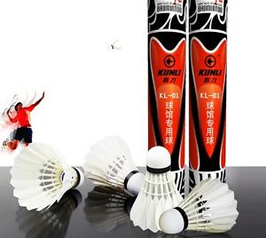 Sports Professional Badminton Shuttlecock Birdies Feather Speed Durable Balls