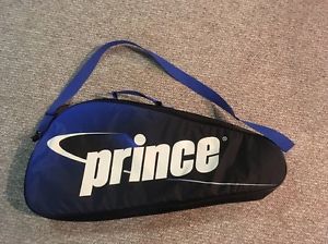 PRINCE 3 Racquet Blue/White TENNIS Carry Bag 32x14x4