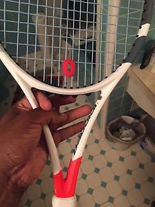 babolat pure strike tennis racquet 4 3/8 grip used two times in drill practice