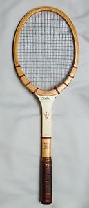 Vintage Tennis Racket~Wilson~Jack Kramer Autograph Wood Racket Light 4.5" Grip