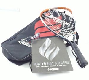 Ektelon POWERFAN ENERGY Longbody Racquetball Titanium Alloy Racket w Accessories