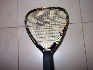 E-Force Mayhem MLS 32.5 Racquetball Racquet Tri-Carbon 22" LONGSTRING 360* Power