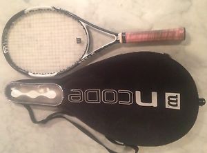 Wilson nCode Six Two Tennis Racquet w/ Case -  113 Sq In Head 4 1/2 Grip