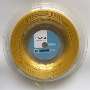 LUXILON Alu power Rough Big Banger  Tennis String 1.25mm 660ft No printing Gold