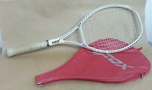 FOX BOSWORTH PRO SERIES CERAMIC 215 RACQUET 4 3/8 HALF CASE BAG- NEAR MINT!