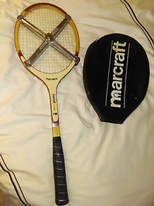 Marcraft premiere Vintage Tennis Racquet rare sport old antique diadel paddle