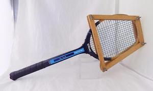 Vintage Stan Smith Wilson Tennis Racquet With Head Clamp Press Slammer