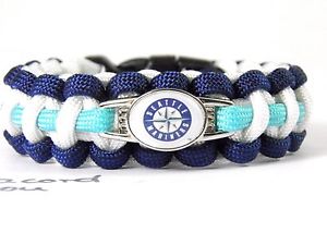Seattle Navigateurs Bracelet En Paracorde avec NHL Charme-Femmes,Enfants+Hommes