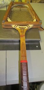 Vintage Dunlop Maxply Fort Wooden Tennis Racket Made in England 4-3/8