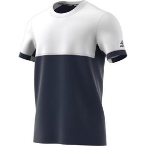 Adidas T-16 Climacool Camiseta De Hombre Ropa de tenis blanco