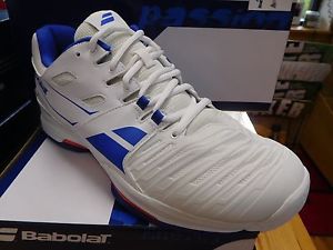 Babolat SFX All Court Mens Tennis Shoes NEW Clearance Sale White/Blue Size 11.5
