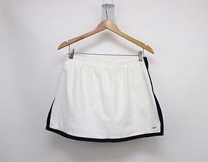 Nike White Dry Fit Athletic Tennis Running Golf Skirt Skort Size L