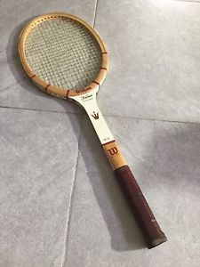 Excellent! Wilson Jack Kramer Autograph vintage tennis Racquet Wood 4 1/2