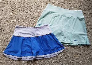 Lot of 2 Women's S/Girl's XL Nike Dri-Fit Tennis Running Skirt/Skort/Shorts