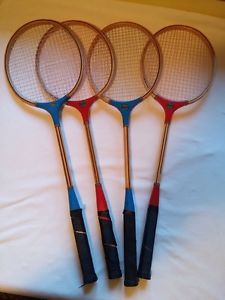 Melbourne Seaway Vintage  Badminton Racquets - Set of 4
