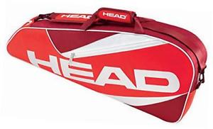 Elite 3R Pro Tennis Racquet Racket Bag - Red - Authorized Dealer - Reg $50