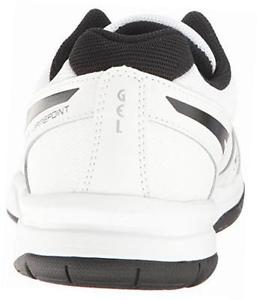 men's gel-gamepoint tennis shoe, white/black, 12 m us